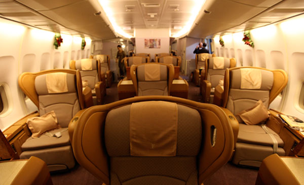 A Short History of First Class Plane Seats