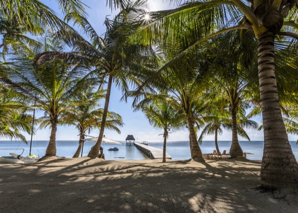 The beach at El Secreto. El Secreto Resort